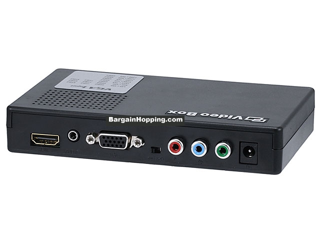 VGA & Component (YPbPr) w/ Audio to HDMI Converter